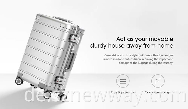 Ninetygo Metal Travel Suitcase